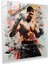 Muhammed Ali Kolaj Cam Baskı - Muhammed Ali, Ikonik Anlar, Muhammed Ali, Cam Duvar Tablosu, 30X30 1