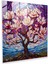 Magnolia Majesty Cam Baskı - Manolya, Duvar Süslemesi, Vitray Mozaik, Majestic, 30X30 1