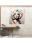 Geometrik Marilyn Monroe Cam Baskı - Marilyn Monroe, Marilyn Monroe, Duvar Süslemesi, Cam Sanatı, 30X30 2