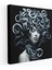Medusa Kanvas Tablo - Medusa, Kanvas Tablo, Karma Desenli, Yılan Saçı, 30X30 1