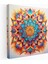Motivasyon Kanvas Tablo: Uyumlu Mandala - Motivasyon, Kanvas Tablo, Ev Dekorasyonu, Duvar Sanatı, 30X30 1