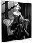 Klasik Marilyn Monroe Cam Baskı - Marilyn Monroe, Modern Sanat, Duvar Dekorasyonu, Siyah Beyaz Fotoğraf, 30X30 1