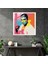 Muhammed Ali Minimalist Cam Baskı - Muhammed Ali, Cam Baskı, Ev Dekorasyonu, Modern Sanat, 30X30 2