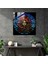 Medusa Vitray Duvar Sanatı - Medusa, Cam Duvar Sanatı, Vitray, Modern Sanat, 30X30 2