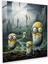 Minyonlar Cam Baskı - Sürrealist Rüya - Minyonlar, Modern Sanat, Cam Baskı, Cam Sanatı, 30X30 1
