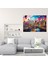 Graffiti Cam Baskı - Urban Skyline Energy - Graffiti, Graffiti Skyline, Ev Dekorasyonu, Duvar Dekorasyonu, 45X30 2