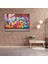 Graffiti Cam Baskı - Güçlü Mesaj - Graffiti, Modern Sanat, Cam Duvar Sanatı, Cam Baskı, 45X30 2
