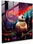 Star Wars Bb-8 Kaprisli Cam Baskı - Yıldız Savaşları, Ev Dekorasyonu, Kaprisli, Cam Sanatı, 30X30 1