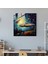 Star Wars Millennium Falcon Cam Baskı - Yıldız Savaşları, Cam Sanatı, Ev Dekorasyonu, Modern Sanat, 30X30 3