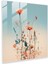 Kır Çiçeği Bloom - Cam Duvar Tablosu - Kır Çiçeği, Cam Duvar Sanatı, Minimalist Arka Plan, Kır Çiçeği, 30X30 1