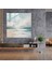 Minimalist Kıyı Deniz Manzarası Cam Baskı - Deniz Manzarası, Sakin Sahil Manzarası, Sınırlı Renk Paleti, Sakinleştirici Ambiyans, 30X30 3
