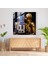 Star Wars Cam Baskı - Vitray Temsili - Narin Bir Mozaik Içinde R2-D2 ve C-3po - Yıldız Savaşları, Cam Duvar Sanatı, Yıldız Savaşları, Mozaik, 30X30 2