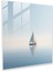 Deniz Manzarası Minimalist Cam Baskı - Deniz Manzarası, Minimalist, Deniz Manzarası, Modern Sanat, 30X30 1