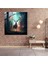 Yaban Hayatı Modern Sanat - Yaban Hayatı, Büyülü Orman, Mistik Geyik, Cam Baskı, 30X30 2