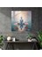 Zen Sakinleştirici Buda Cam Baskı - Zen, Modern Sanat, Ev Dekorasyonu, Duvar Dekorasyonu, 30X30 2