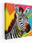 Zebra Kanvas Tablo - Cesur Grafik Illüstrasyon - Zebra, Grafik Illüstrasyon, Kanvas, Zebra Grafiği, 30X30 1