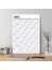 2025 Yıllık Planlayıcı Duvar Takvim Siyah Yearly Wall Planner Boyut 70 x 100 cm 2