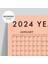 Somon Renk 2025 Yıllık Planlayıcı Duvar Takvimi 2025 Takvim Aylık Planlayıcı Boyut 35 x 50 cm 2