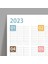 2025 Yıllık Planlayıcı Duvar Takvim Mavi Sarı Turuncu Yearly Wall Planner Boyut 50 x 70 cm 3