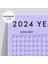 Mor Renk 2025 Yıllık Planlayıcı Duvar Takvimi 2025 Takvim Aylık Planlayıcı Boyut 50 x 70 cm 2
