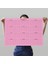 2025 Yıllık Planlayıcı Duvar Takvimi Pembe Renkli Kağıt Boyut 50 x 70 cm 2