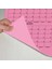 2025 Yıllık Planlayıcı Duvar Takvimi Pembe Renkli Kağıt Boyut 50 x 70 cm 5
