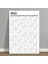 2025 Yıllık Planlayıcı Duvar Takvim Bej Yearly Wall Planner Boyut 50 x 70 cm 2