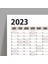 2025 Yıllık Planlayıcı Duvar Takvim Bej Yearly Wall Planner Boyut 50 x 70 cm 3