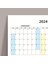 2025 Amerikan Standardı Takvim Yıllık Planlayıcı Duvar Takvimi Sunday Start Wall Planner Boyut 50 x 70 cm 4