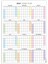 2025 Amerikan Standardı Takvim Yıllık Planlayıcı Duvar Takvimi Sunday Start Wall Planner Boyut 35 x 50 cm 5