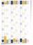 2025 Yıllık Plan Duvar Takvimi Sarı Lacivert Wall Planner Boyut 35 x 50 cm 2