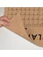 Amerikan Standardı 2025 Takvim Yıllık Planlayıcı Duvar Takvimi Kraft Kağıt Sunday Start Boyut 50 x 70 cm 5