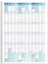 2025 Yıllık Planlayıcı Duvar Takvim Mavi Çizgili Yearly Wall Planner Boyut 50 x 70 cm 5
