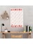 2025 Yıllık Planlayıcı Duvar Takvimi Kırmızı Wall Planner Boyut 70 x 100 cm 1
