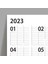 2025 Yıllık Planlayıcı Duvar Takvim Siyah Yearly Wall Planner Boyut 50 x 70 cm 3