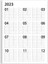 2025 Yıllık Planlayıcı Duvar Takvim Siyah Yearly Wall Planner Boyut 50 x 70 cm 4