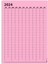 Pembe Renk 2025 Yıllık Planlama Takvim 2025 Yılı Duvar Takvimi Yıllık Planlayıcı Boyut 50 x 70 cm 5