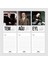 Atatürk Fotoğraflı 2025 Takvimi Siyah Masa Takvimi Dikey Form 4