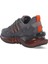 ZALAR Erkek Sneaker Koşu & Yürüyüş Ayakkabısı Koyu Gri / Turuncu 3