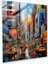 Şehir Vibrance Cam Baskı: Kentsel Kaleydoskop, 30X30 1