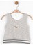 Kız Çocuk Simli Triko Kumaş Crop Bluz 2
