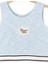 Kız Çocuk Simli Triko Kumaş Crop Bluz 5