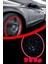 Oto Araba Motor Sibop Kapağı Seti 4 Adet Mavi Renkli Jant Işığı Sibob Takımı 2