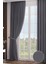 Rech Home Taç Koyu Gri Fon Perde Pilesiz - Narden Soft Fon Perde V12 1