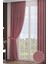 Rech Home Taç Gül Kurusu Fon Perde Pilesiz - Narden Soft Fon Perde V16 1
