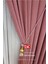 Rech Home Taç Gül Kurusu Fon Perde Pilesiz - Narden Soft Fon Perde V16 3