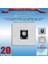 Phılıps Performer Fc 9160 - 9160/01 - 9170 - 9170/01/07 - 9171 - 9171/01 - Fc 8601/04 - Studio Power Fc 9080 – 9080/01 - 9081 - 9081/01 - 9087 Modellerine Uygun 20 Adet Süpürge Toz Torbası 202420 2
