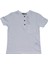 Erkek Çocuk Pamuklu Ince Üç Düğmeli Basic Tshirt 3