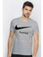 Dri-Fit Running Erkek Gri Spor Tişört 1