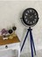 150 cm Dekoratif Tripod Ayaklı Metal Siyah Saat 1